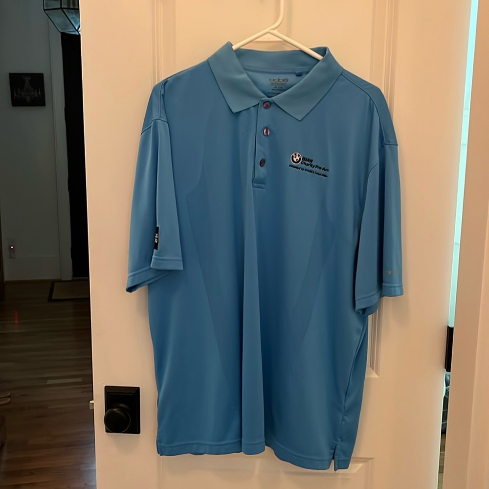 ❤️ 6 for 20 ❤️ Wells Fargo BMW Pro-Am golf polo shirt